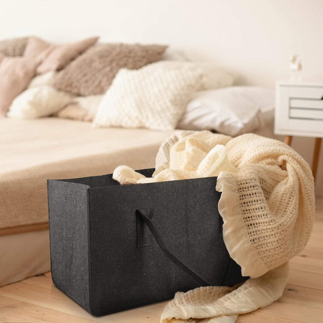 EFUTURETIME Filztaschen, 61 * 32 * 32cm, Filztasche Shopper Gross mit Henkel, Tasche aus Filz Faltba