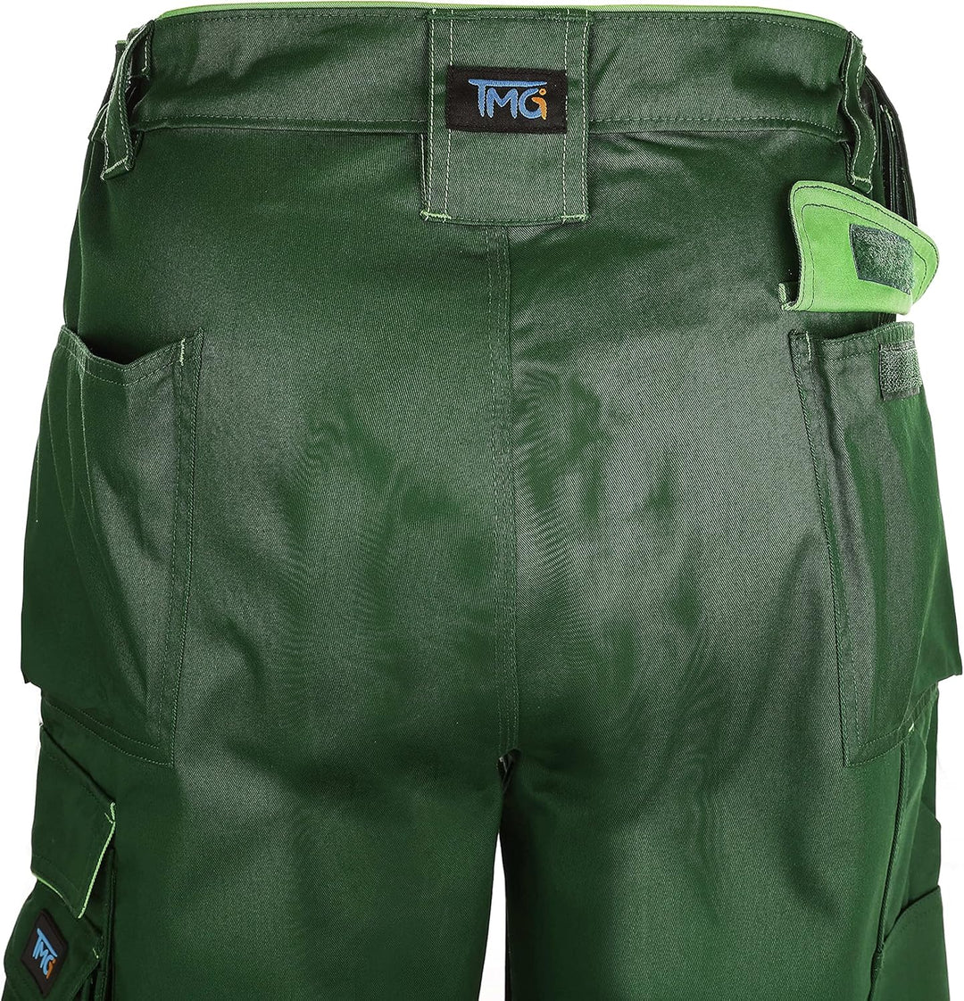 TMG | Arbeitsshorts für Herren, Kurze Arbeitshose mit Werkzeugtasche, robust & strapazierfähig, Carg
