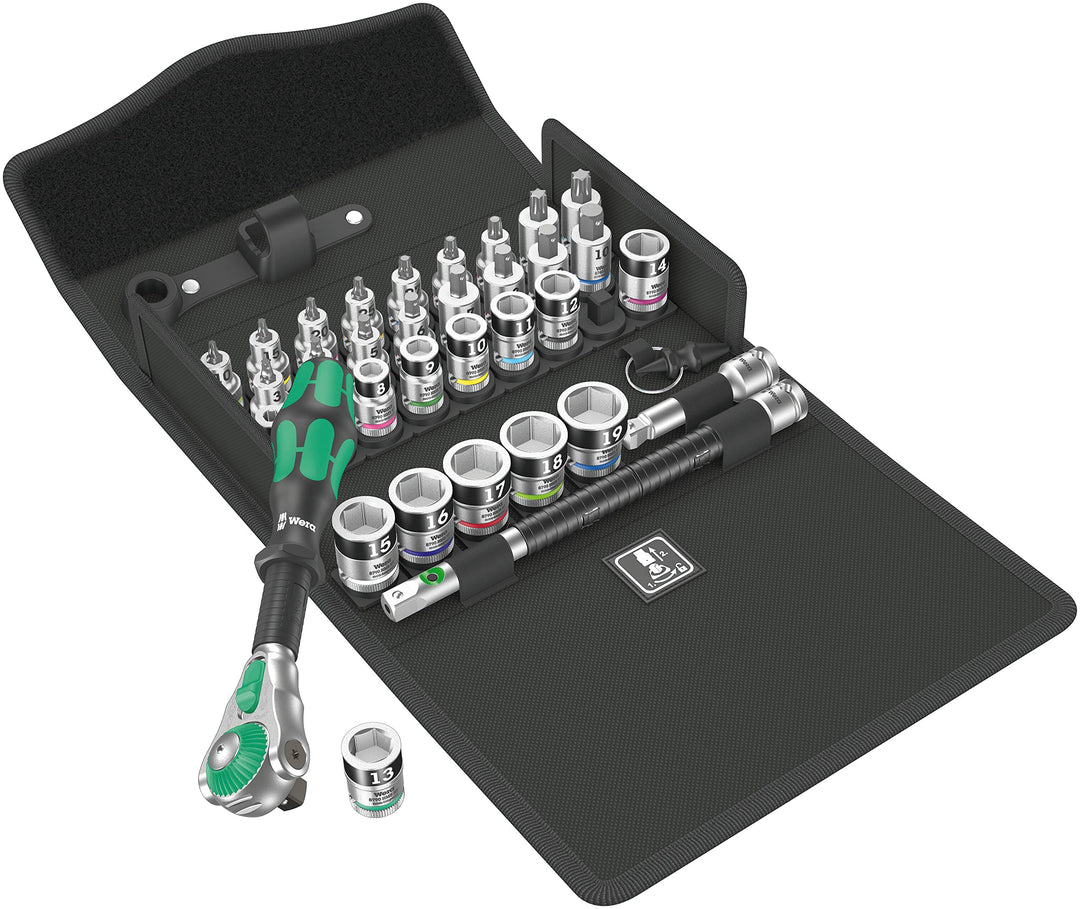 Wera - 05003536001 - Knarren Satz, 8100 SB All-in Zyklop Speed, 3/8"-Antrieb, 35-teilig