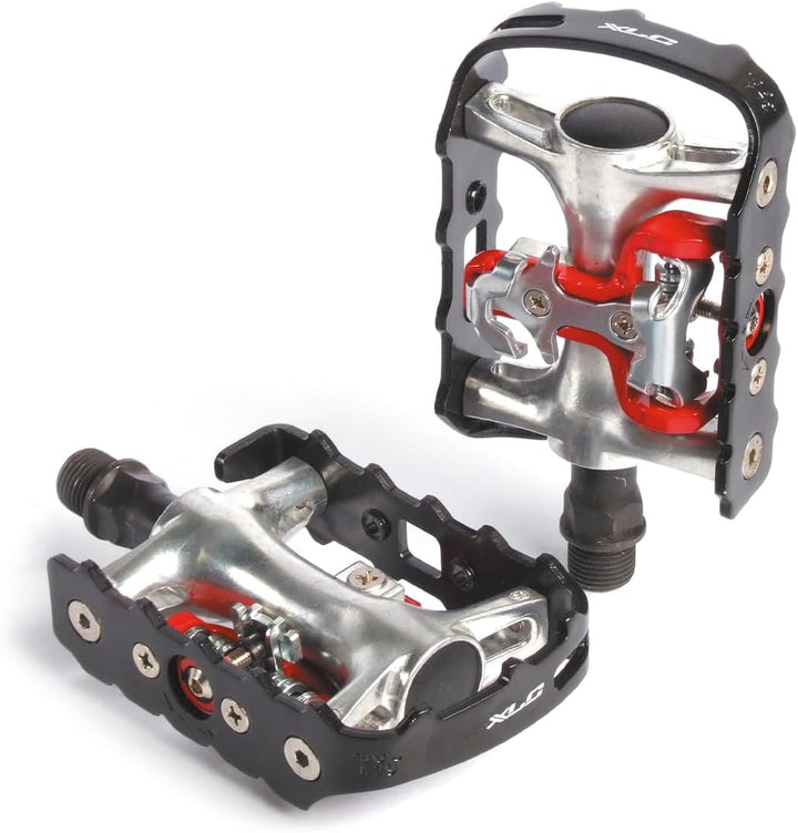 XLC PD-S01 // System-Pedal Schwarz, Silber, Schwarz, Silber