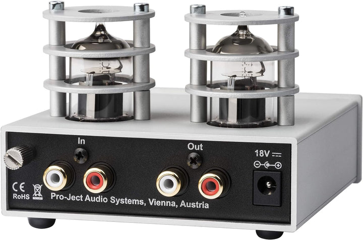 Pro-Ject Tube Box S2, High End Röhren Phono-Vorverstärker (Schwarz), Schwarz