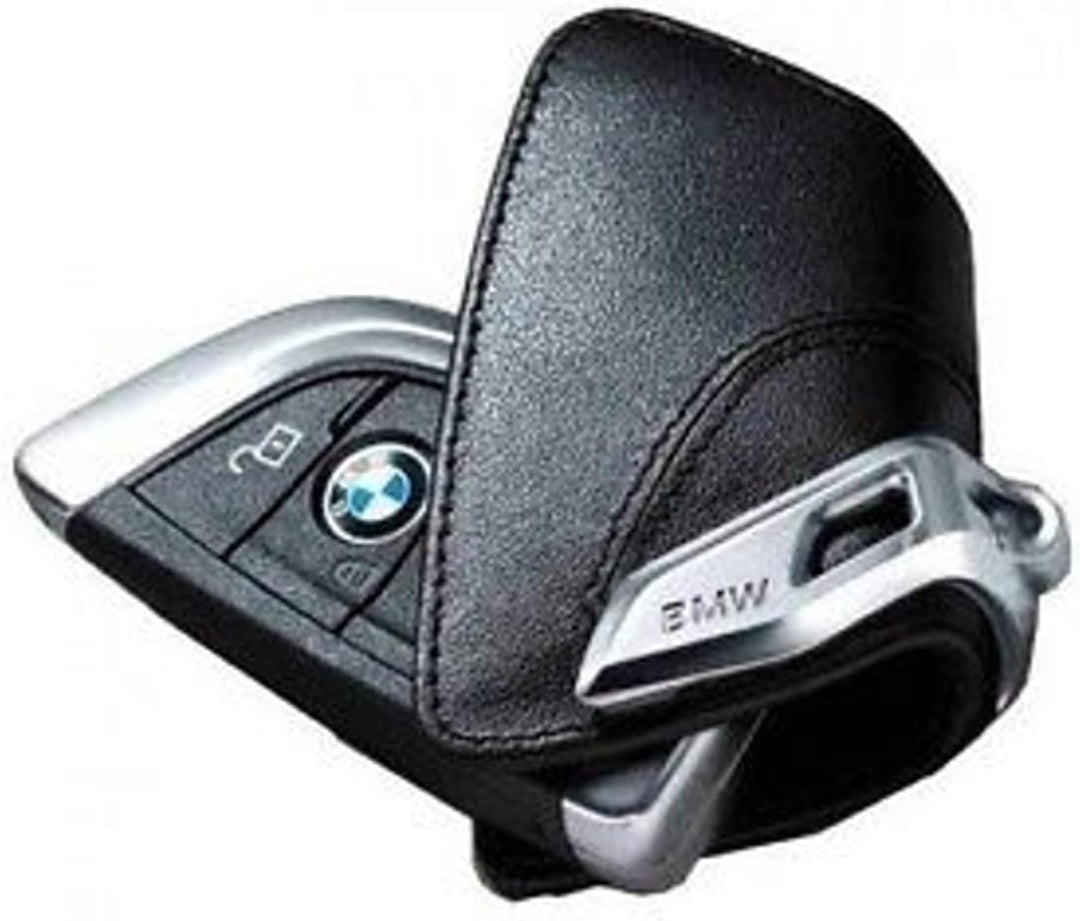 BMW Original Schlüsseletui mit Edelstahlclip, Schwarz