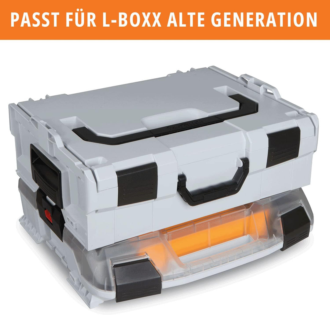 Bosch Sortimo Verbinder für W-BOXX und L-CASE Pick&Click - 2er Set | Bosch L-Case Koppelhebel 2 Kopp