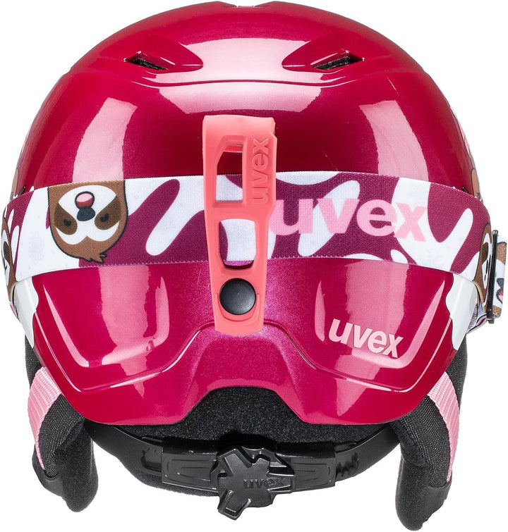 uvex heyya set - Skihelm inkl. Skibrille für Kinder - individuelle Grössenanpassung - konstrastverst