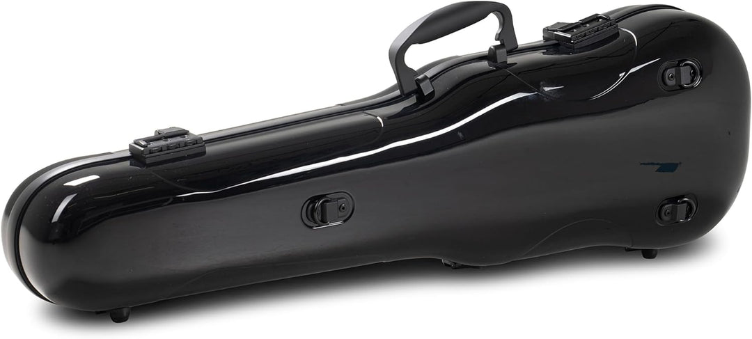 GEWA Violinformetui AIR 1.7 schwarz hochglanz Made in Germany ohne zusätzlichen Seitengriff schwarz