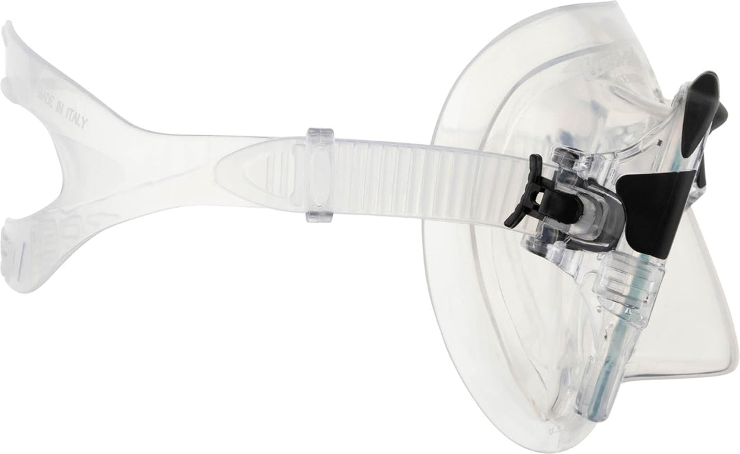 Cressi Matrix Tauchen Schnorcheln Maske Transparent/Schwarz Einheitsgrösse Single, Transparent/Schwa