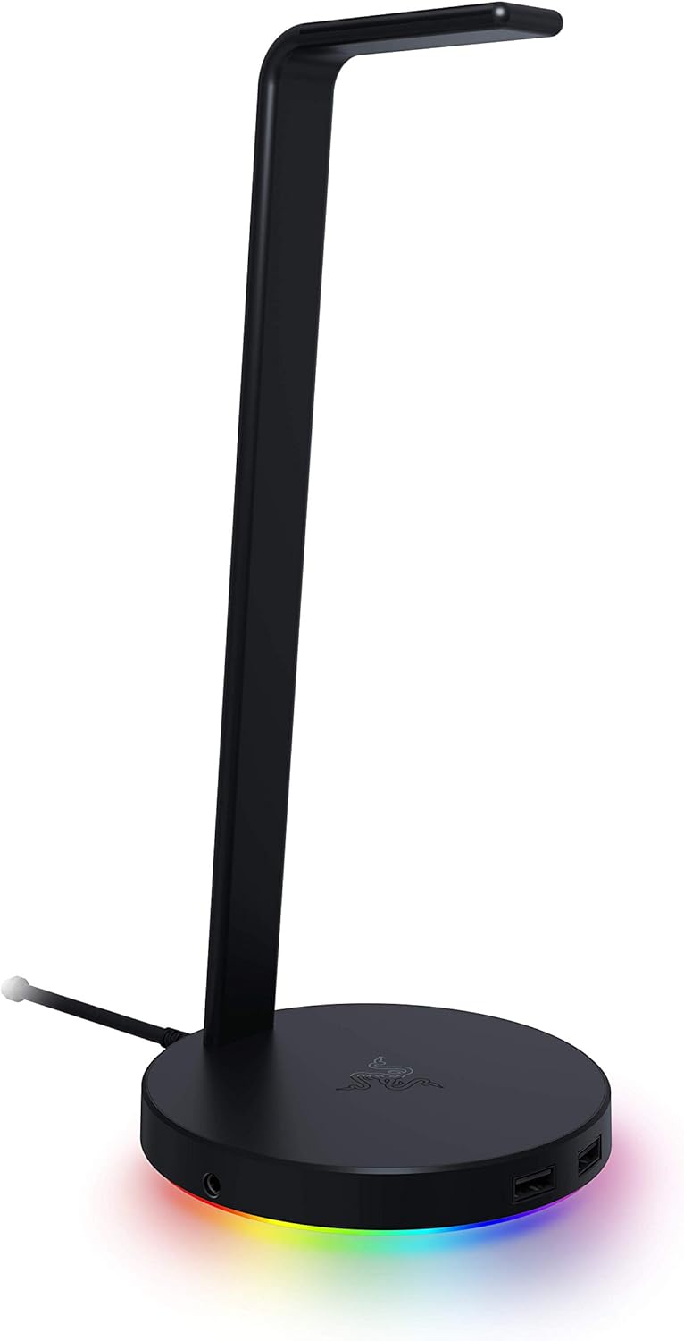 Razer Leviathan V2 - PC-Gaming-Soundbar Schwarz & Base Station V2 Chroma - Headset-Ständer mit USB-H