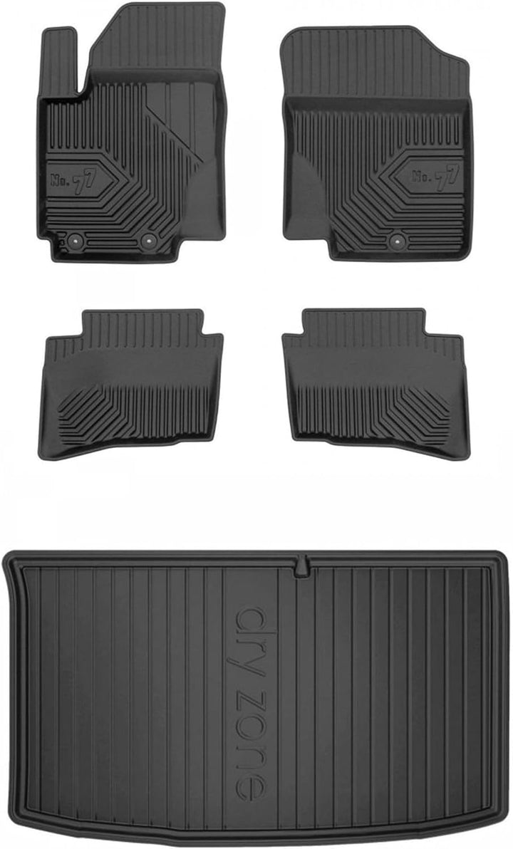 Satz Fussmatten und Gummimatte für Hyundai i20 I 2008-2014