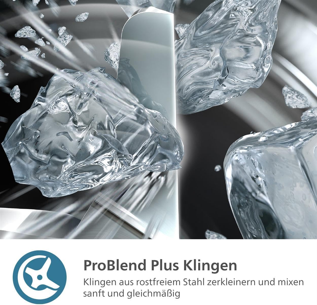 Philips 5000-Serie Standmixer inkl. Blend-and-go-Behälter - 1200 W. 2L maximales Fassungsvermögen. P