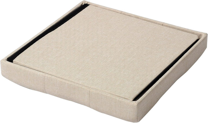 WOLTU 2er Set Sitzhocker mit Stauraum Sitzwürfel Sitzbank Faltbar Truhen Aufbewahrungsbox, Deckel Ab