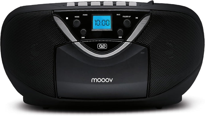 Metronic 477131 CD-/Kassettenradio schwarz, schwarz