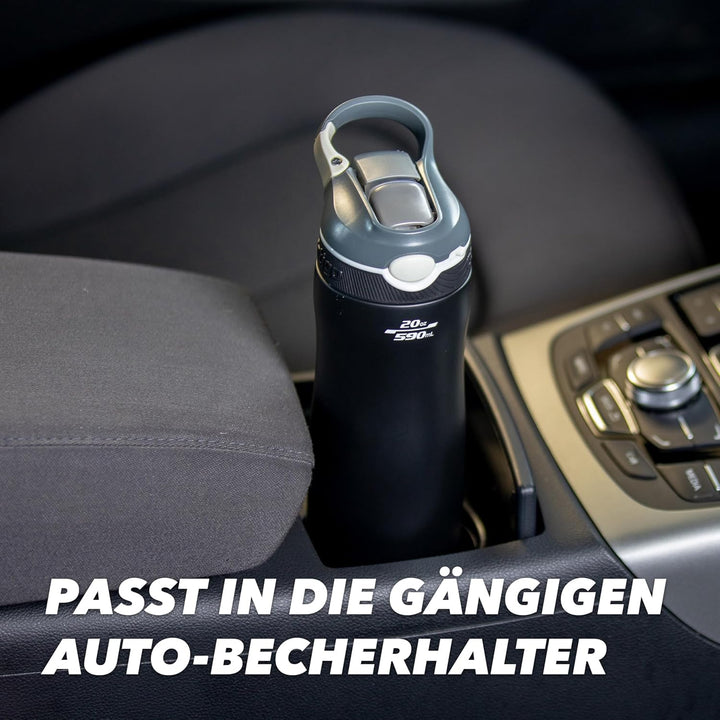 Contigo Trinkflasche Ashland Chill Scuba mit Strohhalm grosse BPA-freie Kunststoff Wasserflasche, au