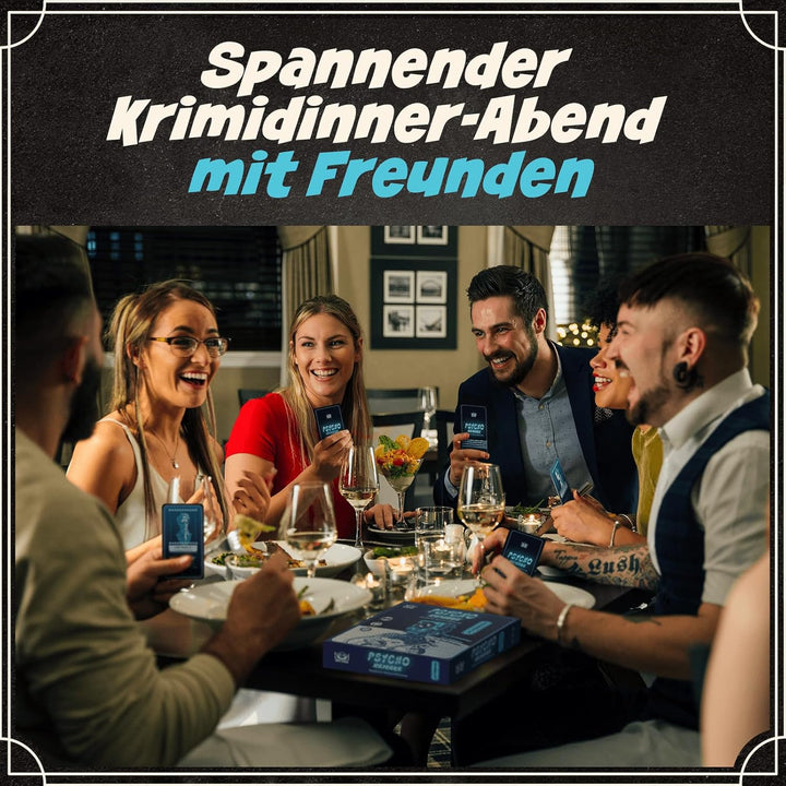 Misterio – Krimidinner für Zuhause – 7 bis 9 Personen – Psycho Remake - Tödliche Neuverfilmung | Kri