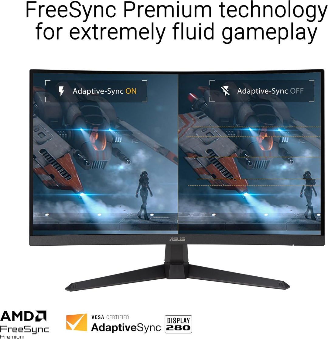 ASUS TUF Gaming VG32VQ1BR | 31,5 Zoll WQHD Curved Monitor | 165 Hz, 1ms MPRT, FreeSync Premium, HDR