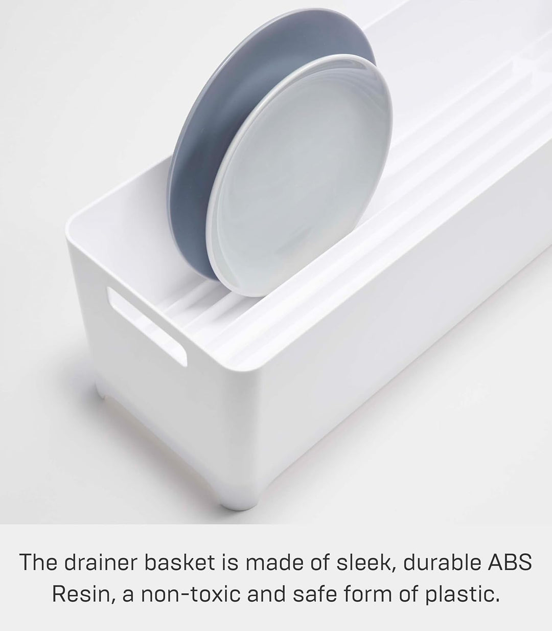 Slim dish drainer basket - Tower - white One Size Weiss, One Size Weiss