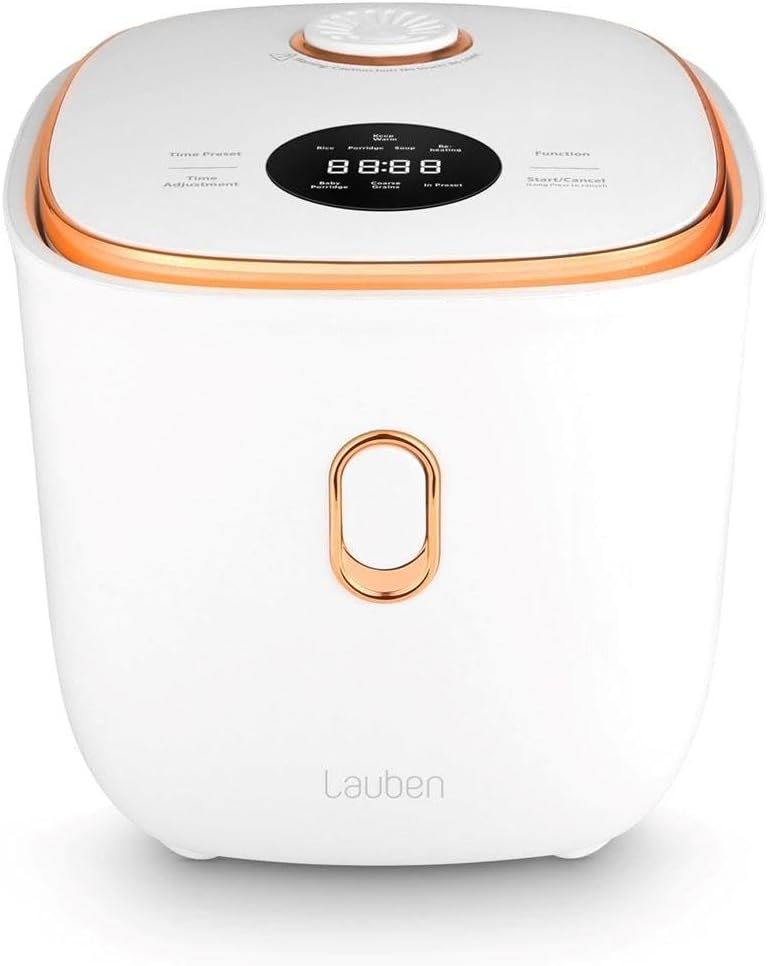 Lauben Multifunction Rice Cooker 1200WR Rose Gold Edition, Leistung 300 W, Volumen 1,2 l, Digitalanz