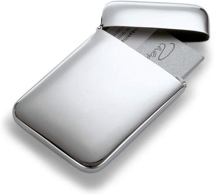Philippi - Cushion Visitenkartenetui 10 x 6,5 x 1,2 cm Polierter Edelstahl, 10 x 6,5 x 1,2 cm Polier