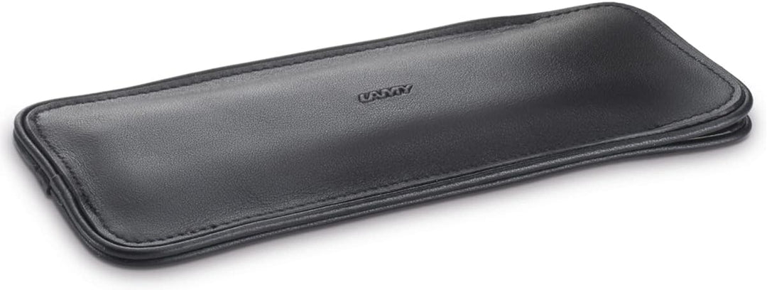 Lamy 1233084 A 401 Lederwaren – Hochwertiges Kalbsleder-Etui 859 in der Farbe Schwarz - Für zwei Sch