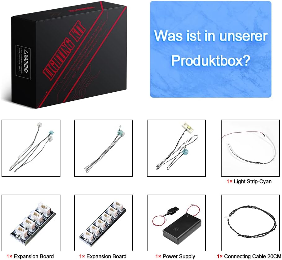 LocoLee Led Licht Set Kompatibel mit LEGO Orchidee, Led Beleuchtungs Set Compatible with LEGO 10311