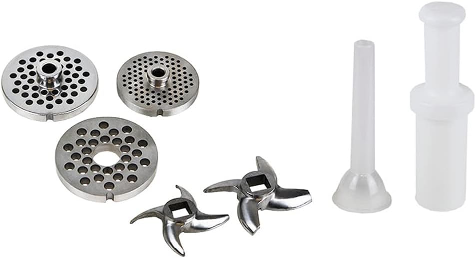 Beeketal 'FW735' Profi Edelstahl Fleischwolf mit Wurstfüller für 120 kg/Std. Durchsatz mit 735W Moto