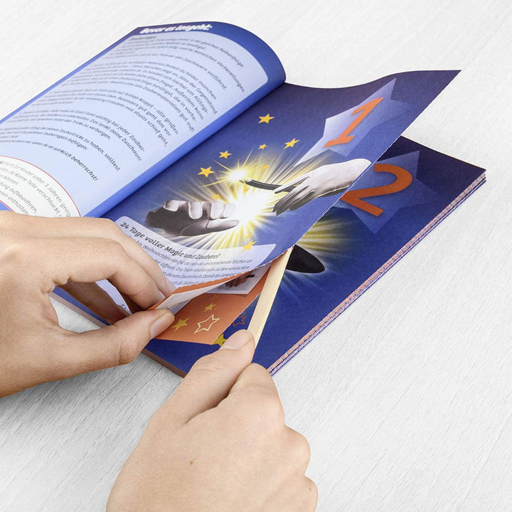 KOSMOS 698867 - MAGIC Zauber Adventskalender 2019, Spannende Zaubertricks und Zauber-Utensilien für