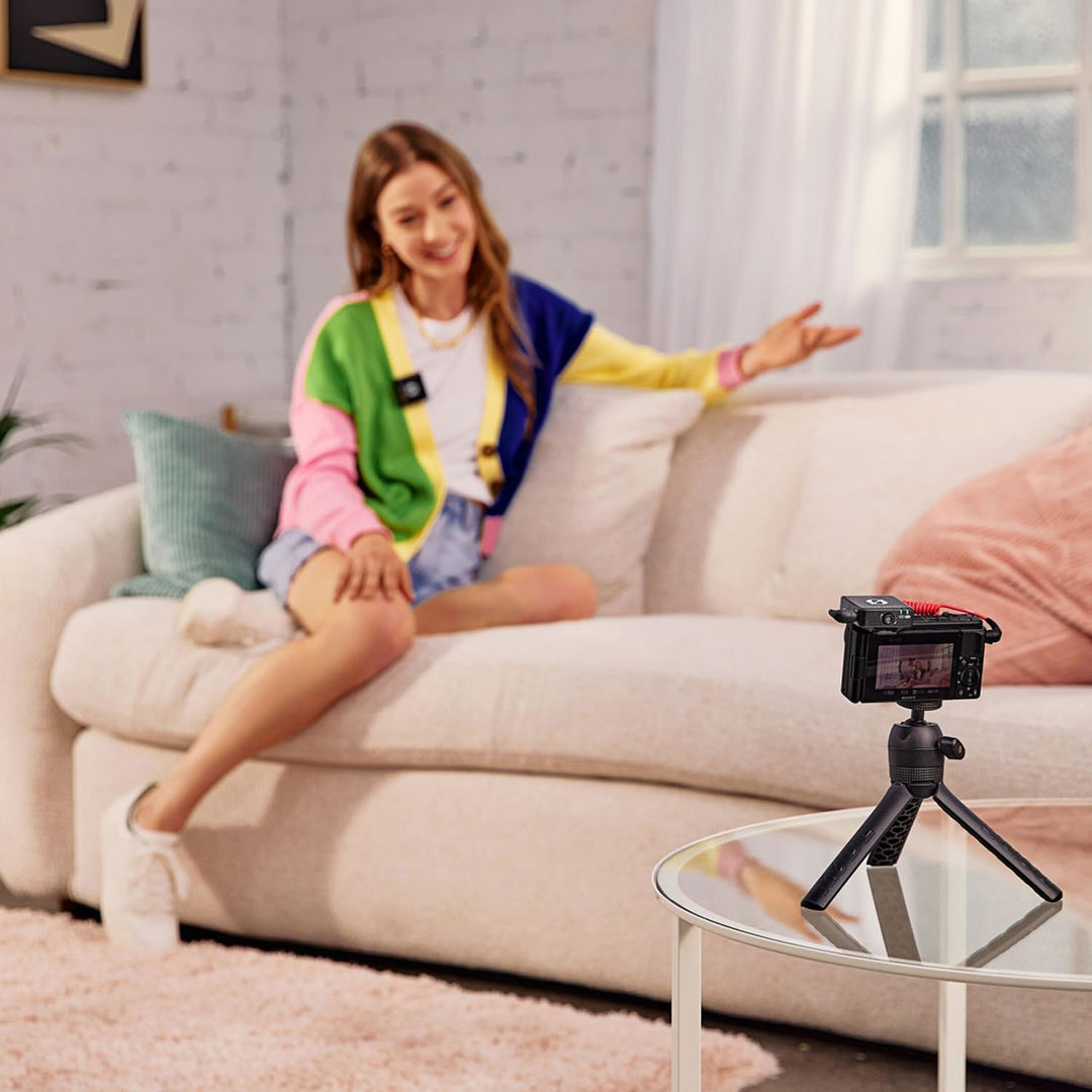 Rode Wireless ME Drahtlos Mikrofon-System + Interview GO Handadapter + keepdrum Windschutz WiME + In