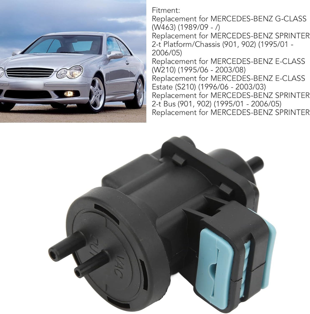 12 V Turbo Boost Valve Druckwandler, Turbolader Vakuum Druckwandler Magnetventil A0005450527 Ersatz