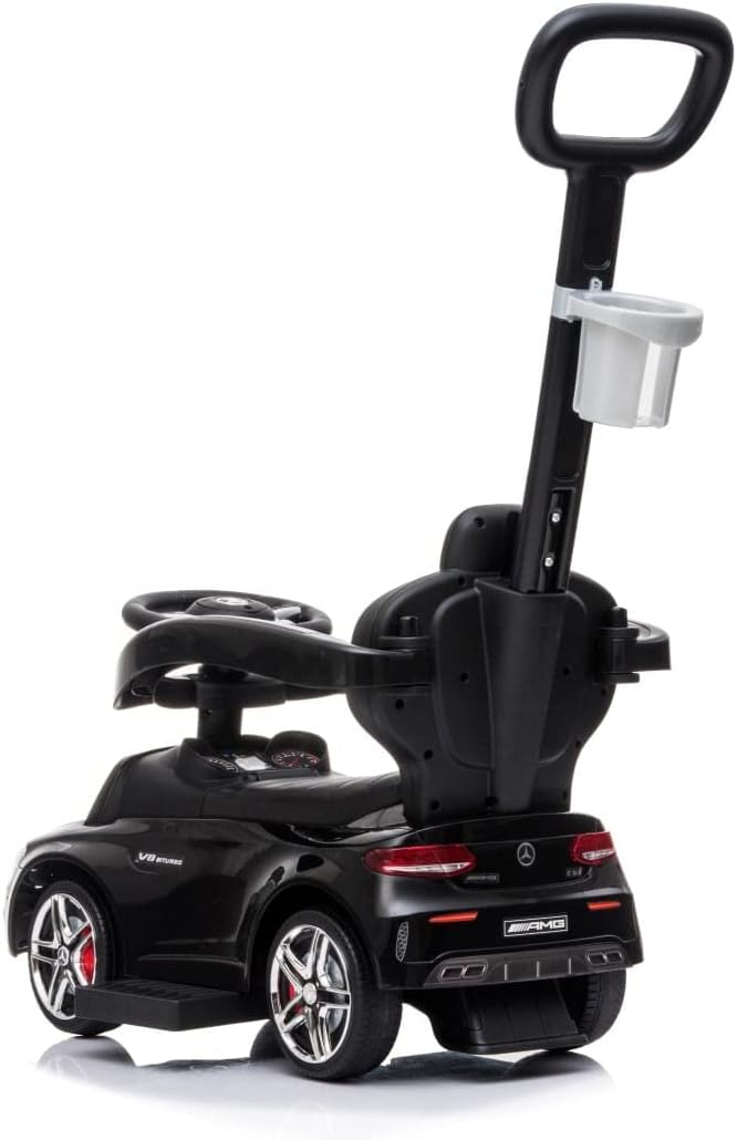 COIL Rutschauto mit der Schiebestange, Schiebeauto, Mercedes AMG C63, Kinderrutsche, Fahrzeug mit Ru