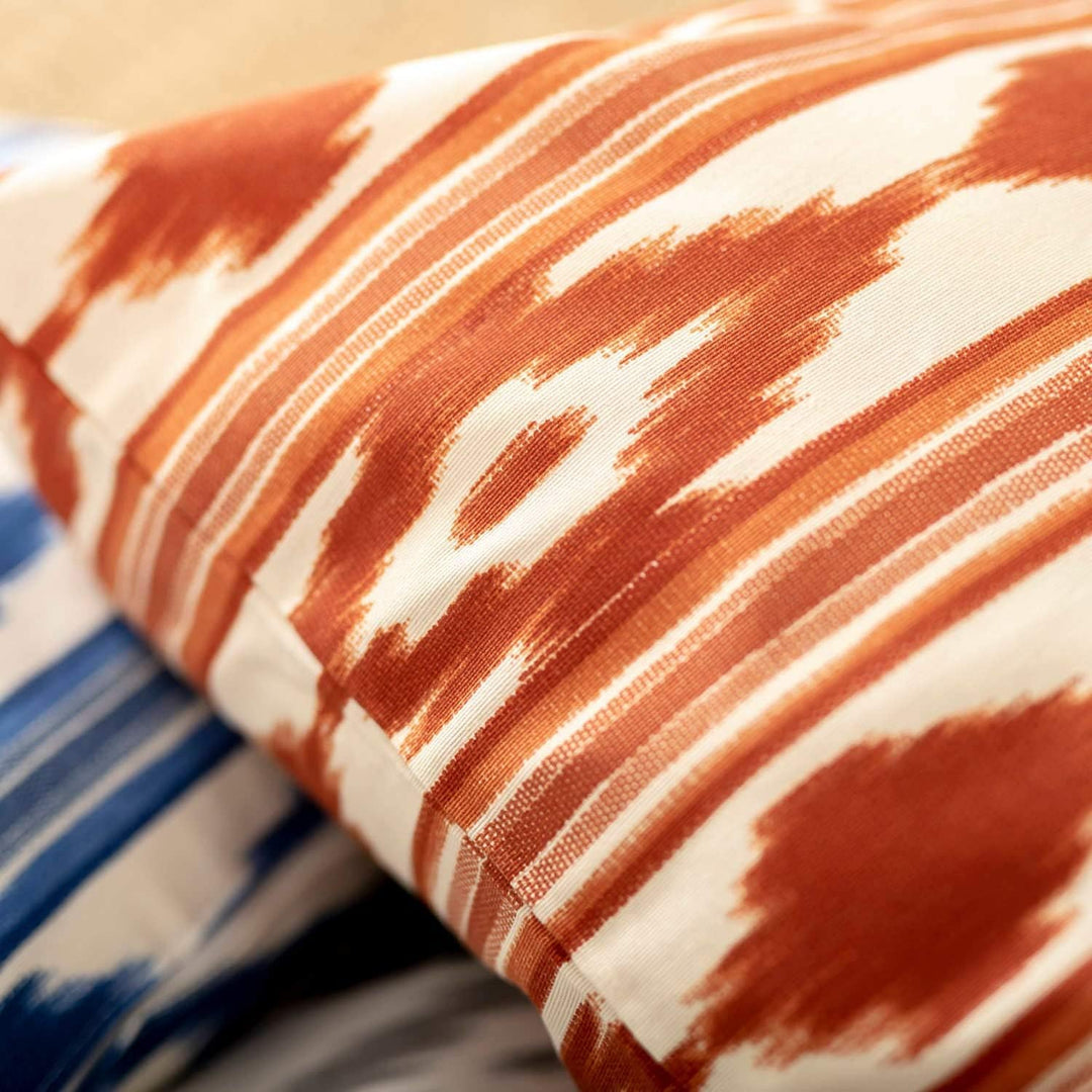 TRESMESTRES Sofa Kissenbezüge - Mediterranes Design, Lebendige Farben, Ikat-Muster - Deko Kissenbezü