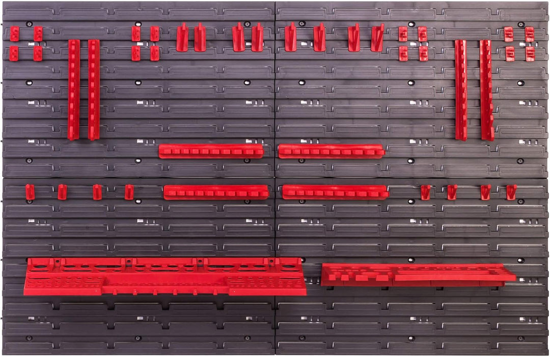 botle Lagersystem Wandregal 115x78 cm, Werkzeughalterungen, Schüttenregal Sichtlagerkästen, Extra St