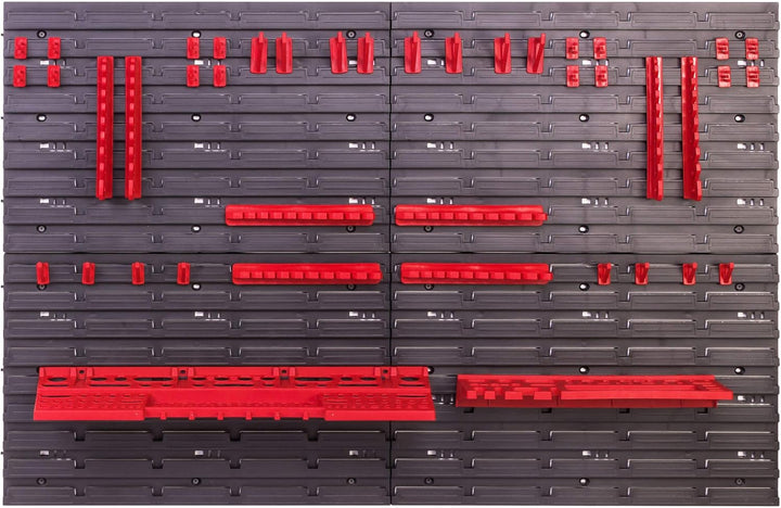 botle Lagersystem Wandregal 115x78 cm, Werkzeughalterungen, Schüttenregal Sichtlagerkästen, Extra St