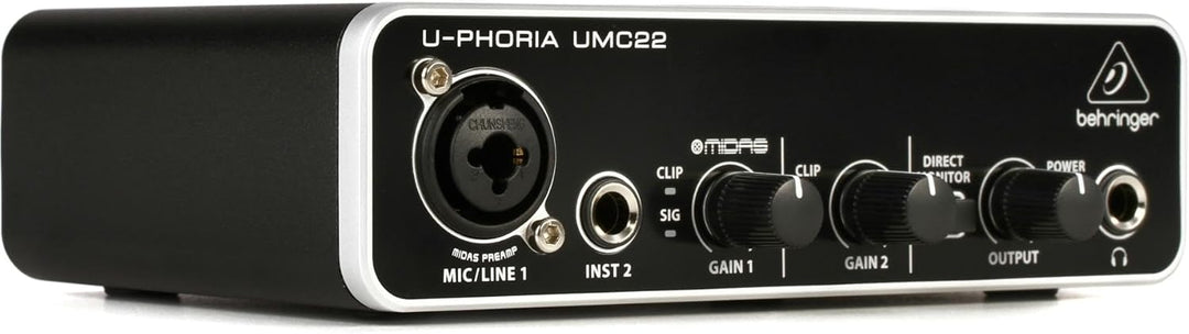 Best Price Square USB Audio Interface UMC22 by BEHRINGER U-PHORIA UMC22 Single U-PHORIA, U-PHORIA UM