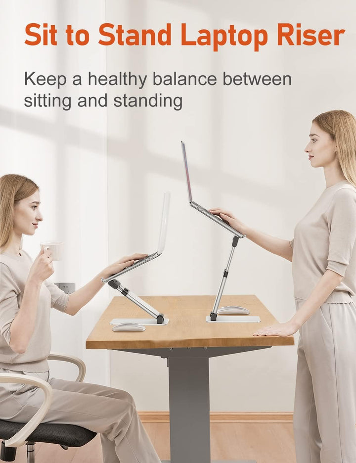 Laptop Ständer Im Stehen Arbeiten, Hoch Höhenverstellbar Laptopständer, Notebook Stand, Erstellen Si