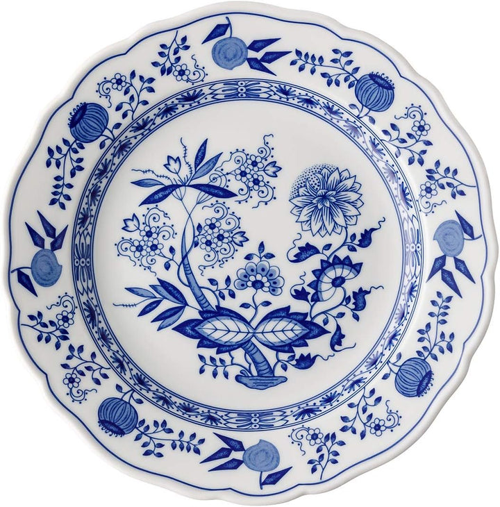 Hutschenreuther Blau Zwiebelmuster Speiseteller 25 cm Fahne