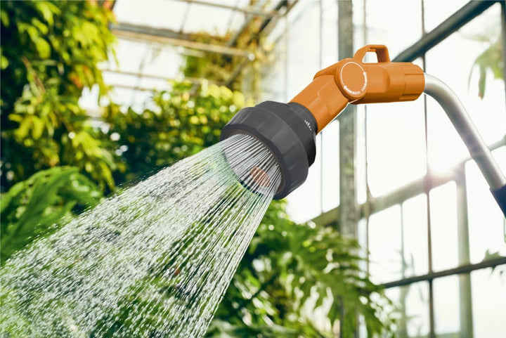 Primaster Giessstab mit 4 Funktionen Aluminium schwenkbar Gartenbrause