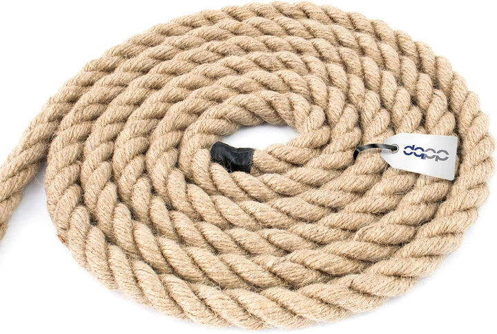 DQ-PP JUTESEIL | 40m | 10mm stark | Kordel Natur Braun Naturfasern | Jutekordel| Deko Seil | Dekokor