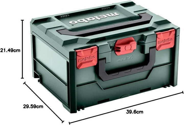 Metabo metaBOX 215, leer (626887000) Abmessungen: 396 x 296 x 215 mm, Koffervolumen: 18.3 l, Max. Tr