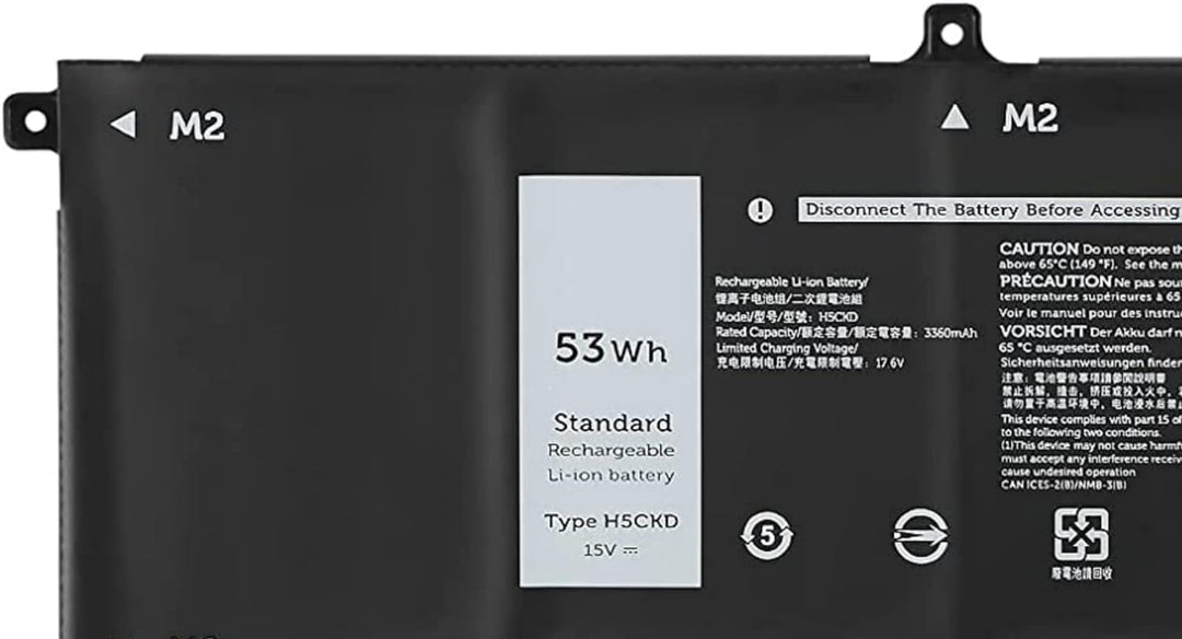 PUGASR H5CKD Laptop Akku Kompatibel mit Dell Vostro 5300 5401 5501 Latitude 3410 3510 Inspiron 5300
