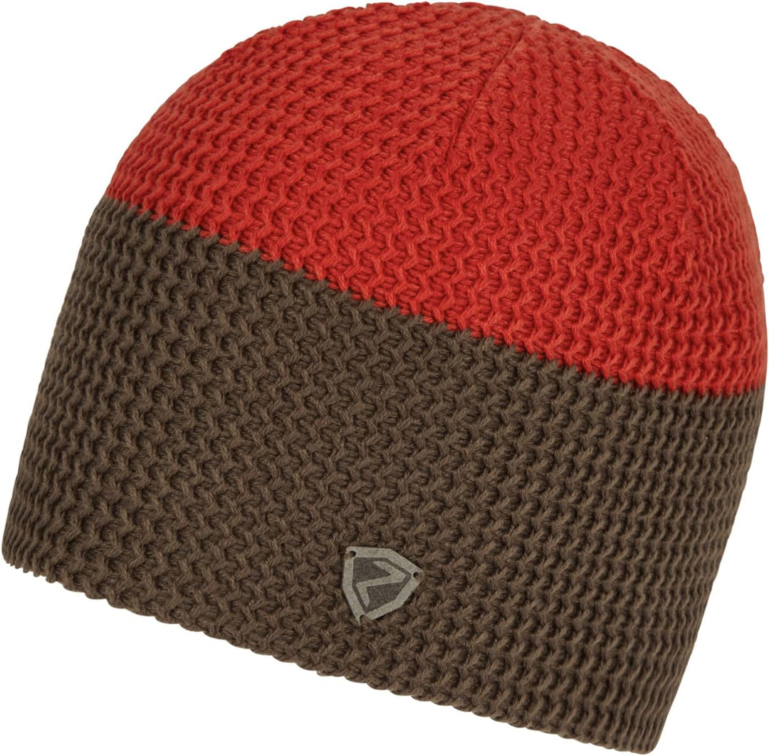 Ziener Unisex Mütze/Schöller Polycolon Futter, gestrickt, dreifarbig Iblime Einheitsgrösse walnut, E