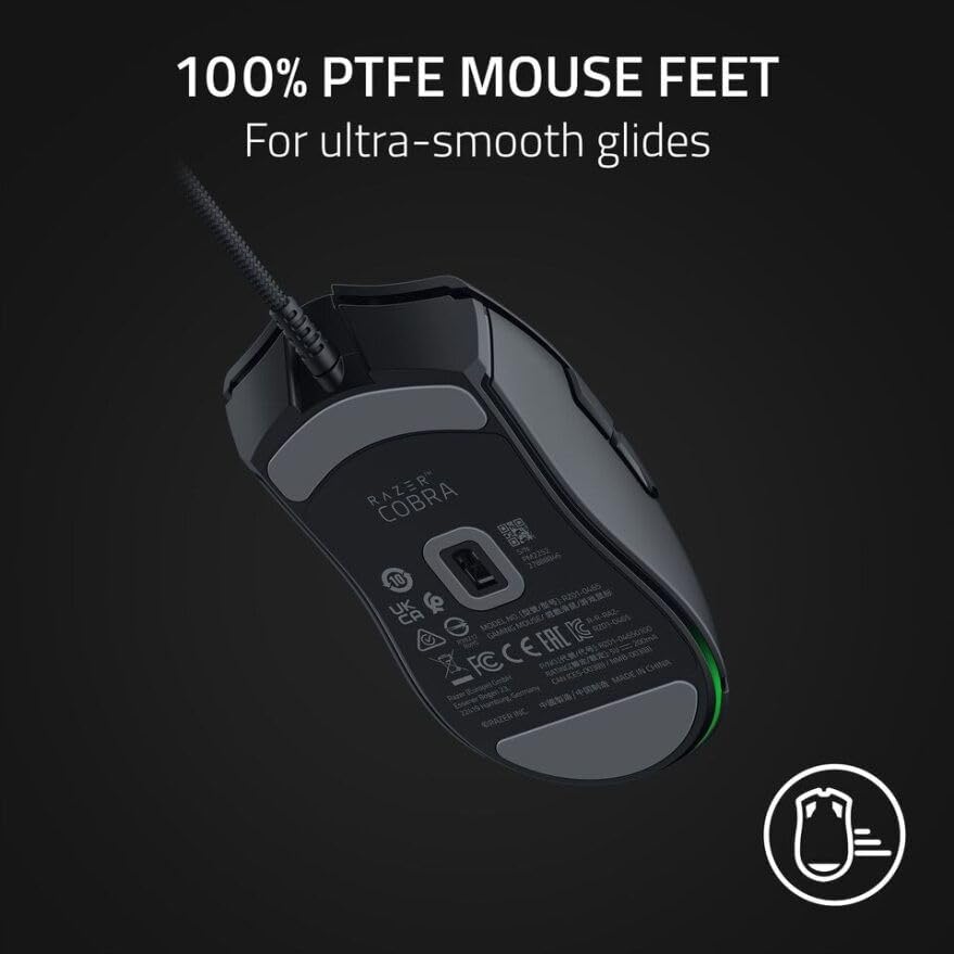 Razer Cobra - Leichte kabelgebundene Gaming-Maus mit Chroma RGB (Federleichte 57 g, Optische Maus-Sw
