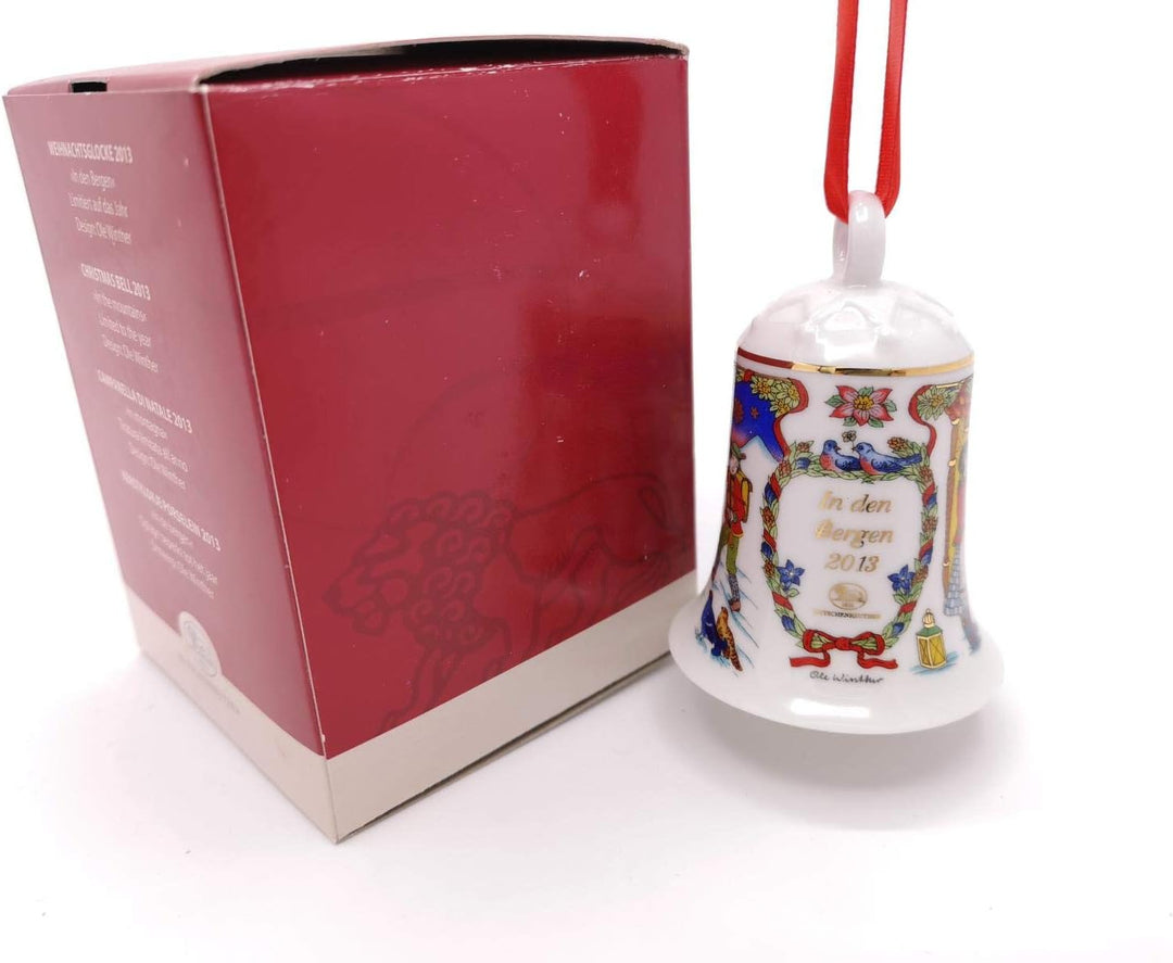 Hutschenreuther Porzellanglocke Weihnachtsglocke 2013 OVP