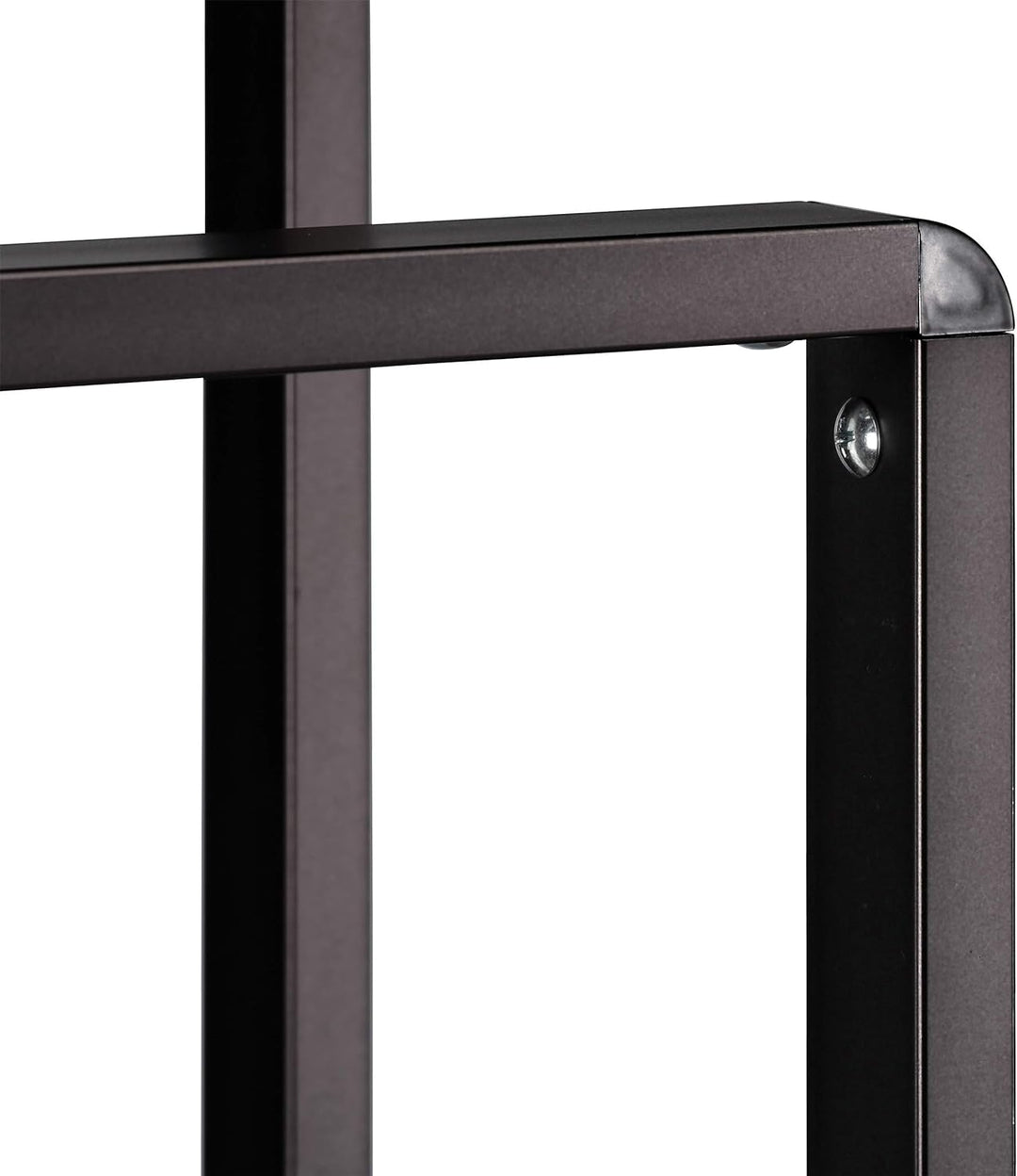 Relaxdays Handtuchständer, Bronze-schwarz freistehend, 2 Stangen, modern, Metall, Handtuchhalter, Hx