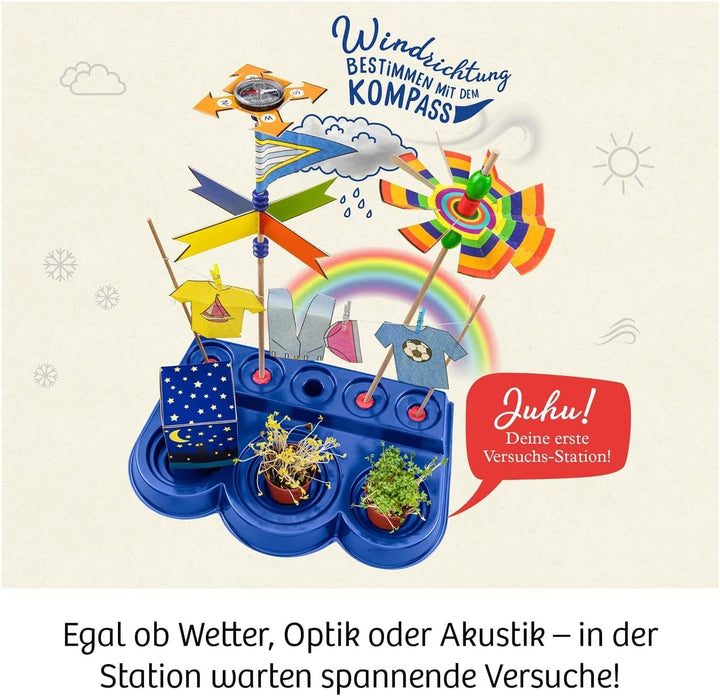Kosmos 636111 Schülerlabor Grundschule 1. und 2. Klasse, spannende Experimente zu Natur und Technik,