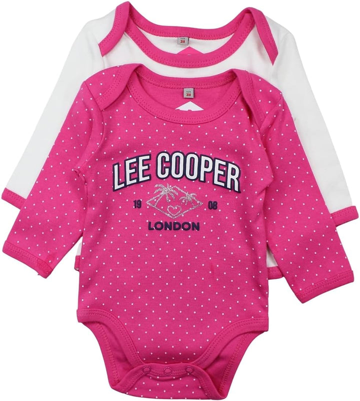 Lee Cooper Baby-Mädchen BODYSET 1 FUSHIA, 1 FUSHIA