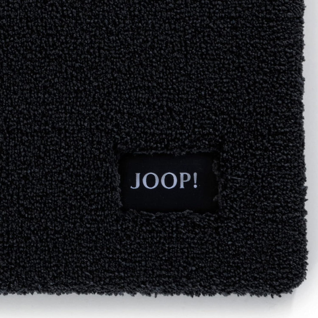 Joop! Badteppiche Basic schwarz - 015 50x60 cm, 50x60 cm