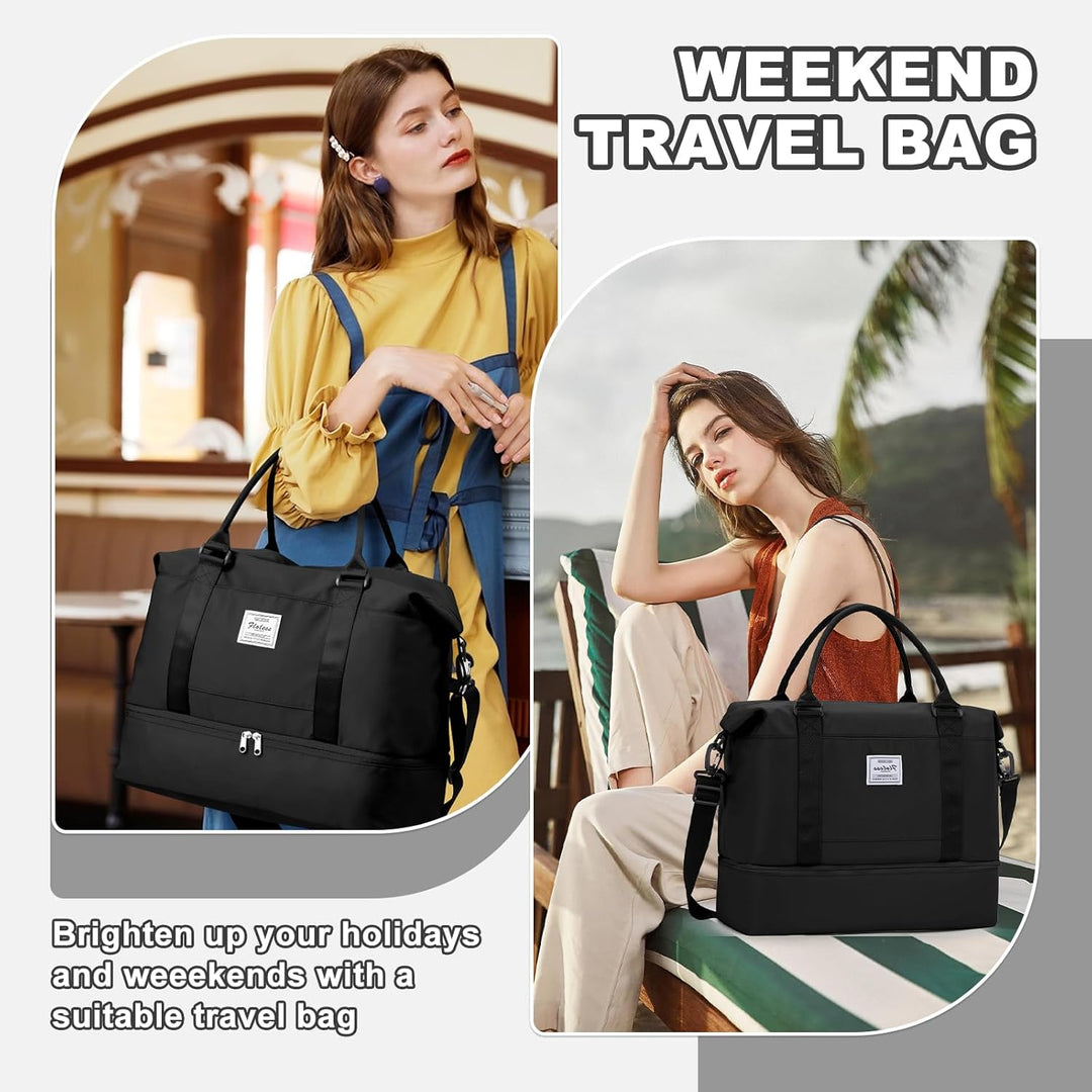 Reisetasche Damen Handgepäck Tasche Easyjet 45x36x20 für Flugzeug Airlines Tasche Weekender Damen Tr