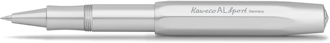 Kaweco AL Sport Silber Gel- / Kugelschreiber inklusive 0,7 mm Rollerball Tintenroller Mine für Links
