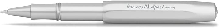 Kaweco AL Sport Silber Gel- / Kugelschreiber inklusive 0,7 mm Rollerball Tintenroller Mine für Links