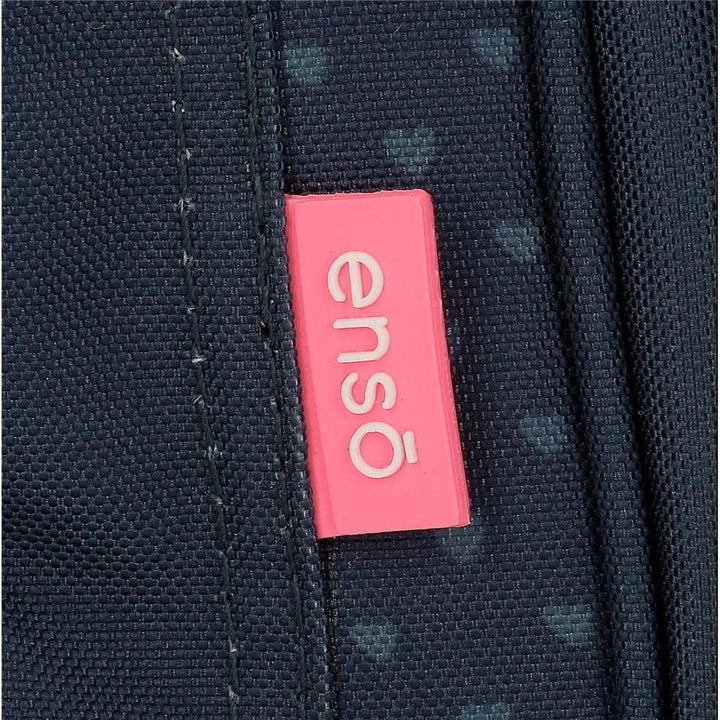 Enso Travel Time Kleiner Rucksack, Blau, 23 x 28 x 10 cm, Polyester, 6,44 l, Kleiner Rucksack