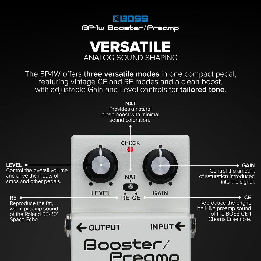 Boss BP-1W Wazacraft Clean Booster